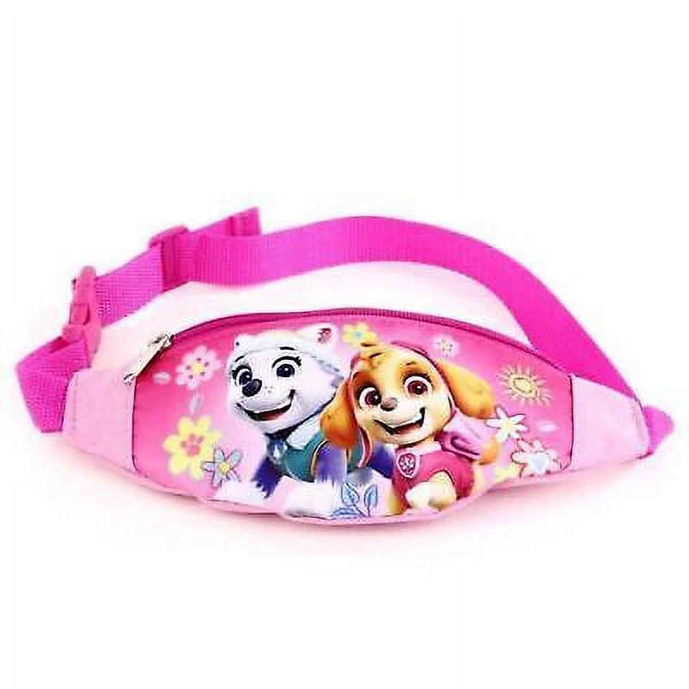 Paw Patrol Skye And Everest Little Girl Fanny Pack - Kids Phone Pouch Waist Bag
